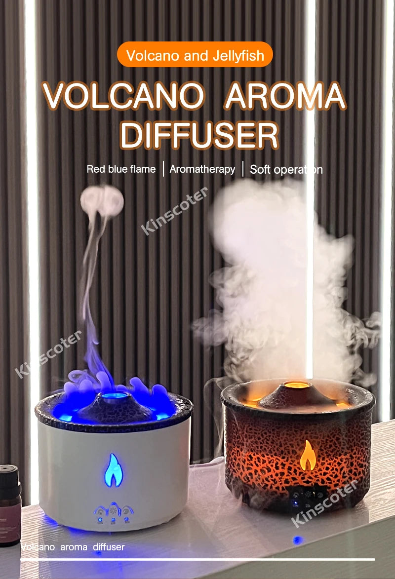 Diffuseur d'huile essentielle volcan